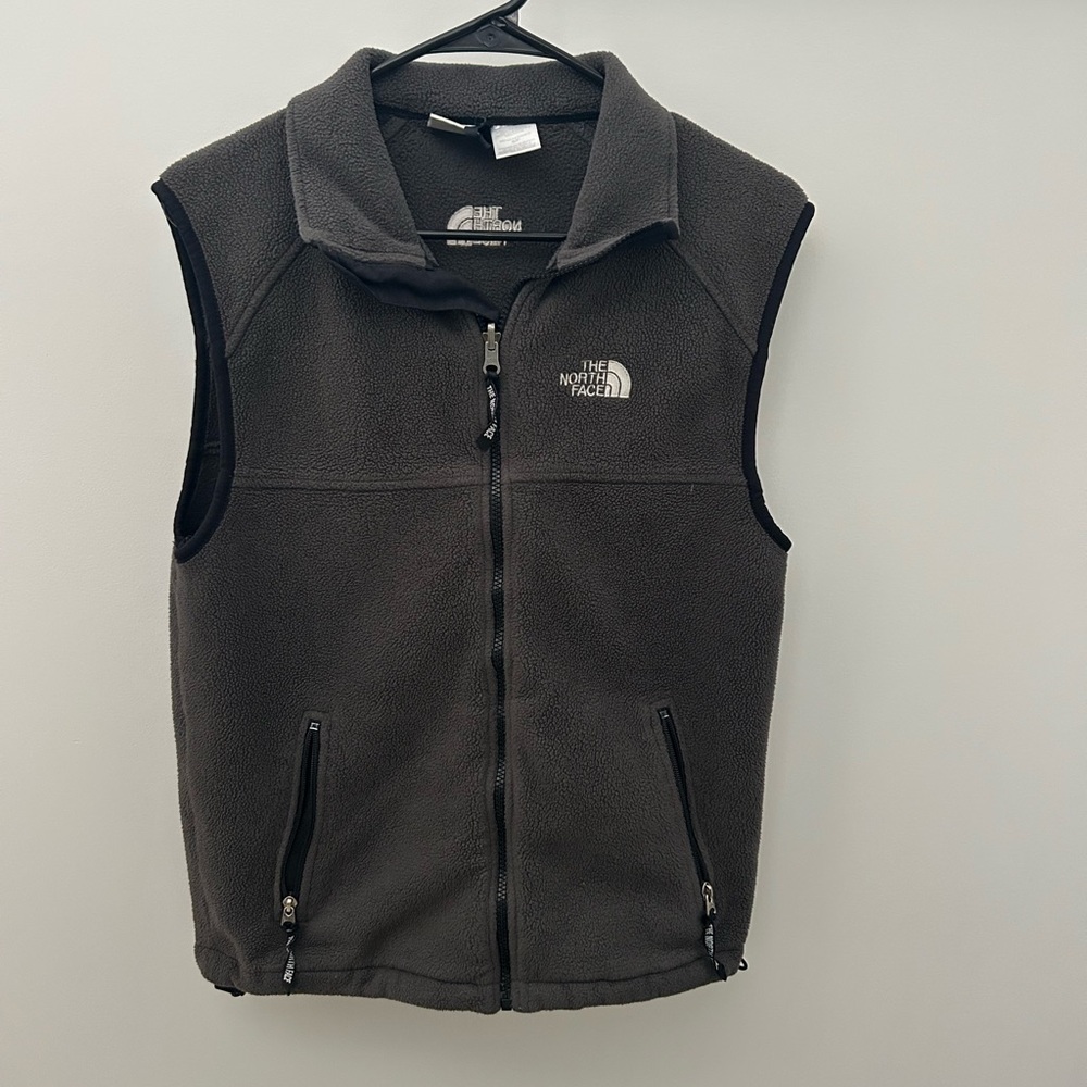The North Face Men's Gray Fleece Vest Size Small